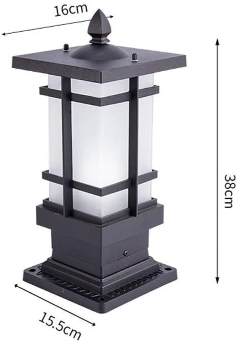Borne Lumineuse Extérieure E27 Lampe Cour Paysage Allée Résistante - 4