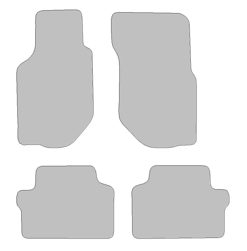 Wielganizator Tapis De Voiture - Compatible Avec Volvo 940/960 Berline, Break (1991-1998) - Velours - Accessoires Auto - Tapis De Voiture - Tapis Auto - Conducteur - Beige