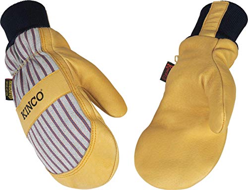 Kinco - Leather Work and Ski Mitt, Heatkeep Insulation, (1927KWT-M) (Medium)