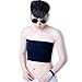 BaronHong Tomboy Trans Lesbische trägerlose Plus Size Brust Binder Top mit 20 cm Gummiband (schwarz, M)