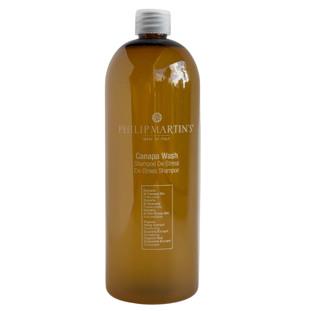 Philip Martin's Canapa Wash 1000 Ml. Champú voluminizante ideal para cabello fino y tratado químicamente.
