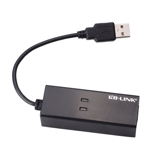 56Kbps External Fax Modem with USB 2.0 Port Dial Up PC Fax Voice V.92/V