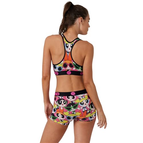 PSD Sutiã esportivo feminino Cartoon Network - sutiã esportivo nadador para mulheres com meninas sup