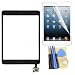 Touch Glass Digitizer Screen IC Connector + Home Button Flex+Protector Assembly for Ipad Mini Black