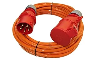 Netbote24 Panzerkabel CEE-Verlängerungskabel 50m