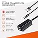 ipolex Active PoE Splitter - Power Over Ethernet Adapter, 48V to 12V, IEEE 802.3af Compliant, 10/100Mbps for Surveillance Camera, WAP and VoIP Phone, up to 100m, 2 Pack