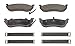 Wagner ThermoQuiet QC981 Ceramic Disc Pad Set With Installation Hardware, Rear