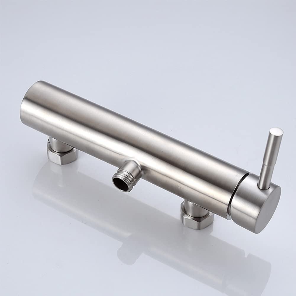 Grifo Bañera Con Alcachofa De Mano, Monomando Acero Inoxidable Cepillado Mezclador De Bañera Montaje En Pared, Incluye Soporte Y Manguera De 150 Cm, Grifo De Ducha