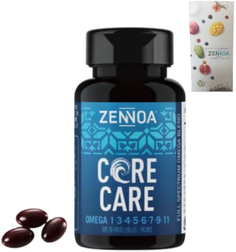 Amazon | ZENNOA コアケア オメガ3 90粒 サプリメント オメガ