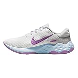 Zapatos para correr NIKE Renew Ride 3, Sneaker Mujer, Tinte Blanco/apresurado Fucsia-Azul, 38 EU