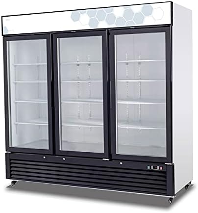 Migali C-72FM 72 Cu/ft 3 Glass Door Merchandiser Freezer