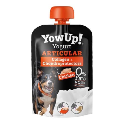 ANIMALUJOS - Yogur Natural para Perros Sabor Pollo 115 Gr