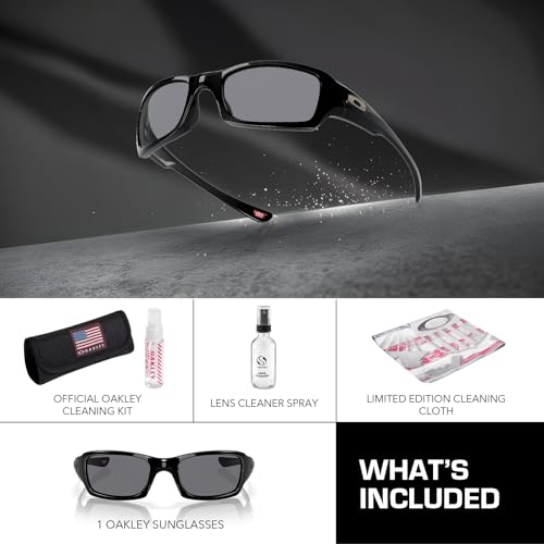Oakley OO9238 FIVES SQUARED - Polarized/Non-Polarized- Rectangle Sunglasses with Official Eyewear Kit Bundle3