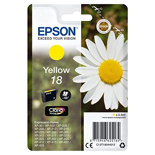 Epson 18 Ink Cartridge, Geltona Epson 18 Ink Cartridge, Geltona
