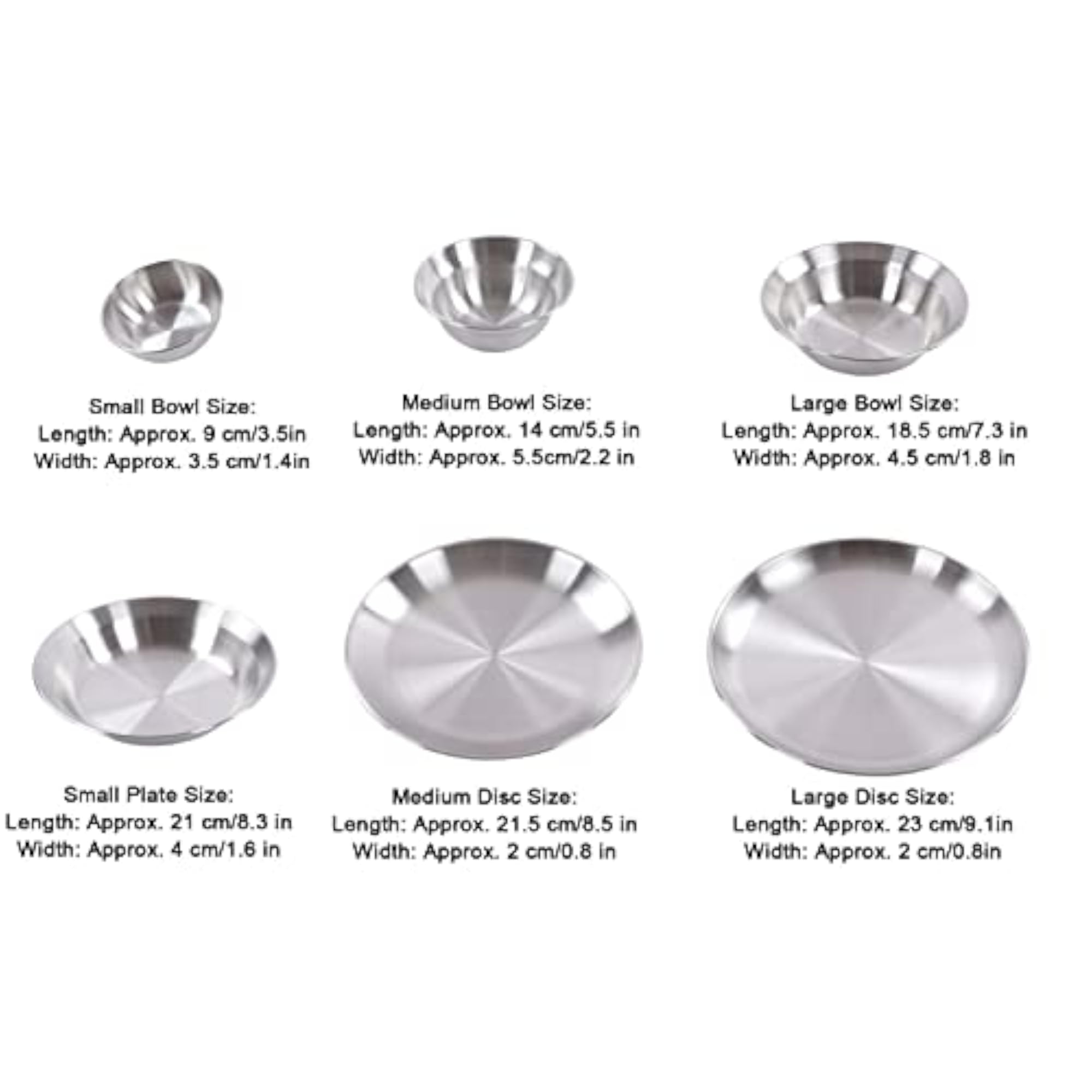 Camping Plate Bowl Set for Outdoor Cooking