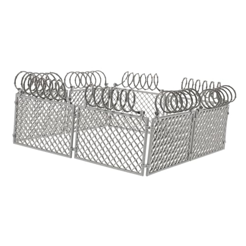 HAWILLOSCH Protección De Bloques De Construcción para Decoración De Mini Vallas De Plástico para y Manualidades De Jardín