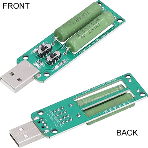 Image of 3 pcs USB Load Tester Resistance Module 5V1A /2A /3A Power Bank Discharge Resistor Switchable Load Resistance Discharging Ageing Resistance Electronic Load Detector