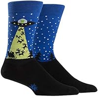 Algopix Similar Product 10 - Sock It to Me, Men's Crew: Krampus