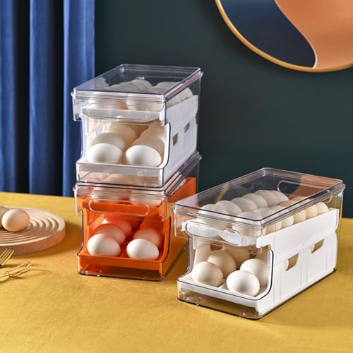 Boîte de rangement pour œufs double couche robuste en cuisine - 7