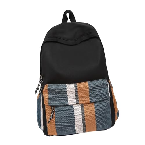 Mochila juvenil de nailon moderna con correas ergonómicas