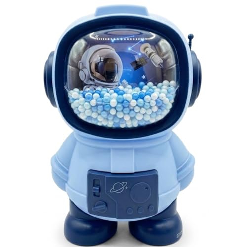Image of Astronaut Piggy Bank Money Saver Toy for Kids 3+| 1Pc Attractive Big Size Cartoon Space ATM Coin Saving Box with Password Lock Gullak for Boys | Girls Birthday Gift Education & Decoration Item