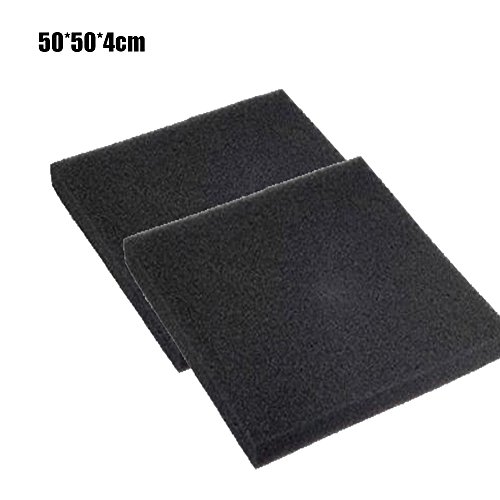 QuiCi - 2 filtros de Espuma para Acuario o Acuario, para filtrar Espuma de algodón, para Acuario, Peces, estanques, arrecifes