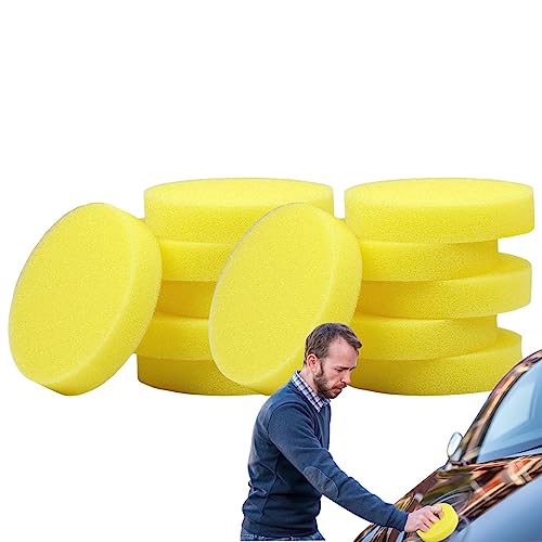 Applicator Pads | Car Detailing, Foam Wax Applicator, Polishing Pads Set | Car Hand Polishing Sponge for Colourful Car Paint, Car Wax Polishing Accessories Fulenyi