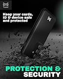 TORU CX HYBRID for Samsung Galaxy S25 Plus/Galaxy S24 Plus Wallet Case | Dual Layer Slim Protective Hard Cover with Hidden 2-Credit Card Slot Holder - Blue - Image 6