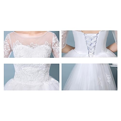 Vestido De Noiva Feminino Renda De Renda Floral Bordado Vestidos De Noiva Bordados Sem Costas Maxi