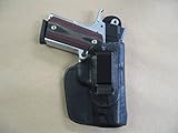Springfield EMP 1911 IWB Leather in The Waistband Concealed Carry Holster Black RH