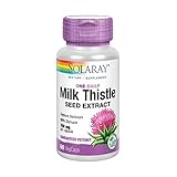 Solaray Milk Thistle Seed Extract One Daily 350mg | Antioxidant Intended to Help Support a Normal, Healthy Liver | Non-GMO & Vegan | 60 VegCaps