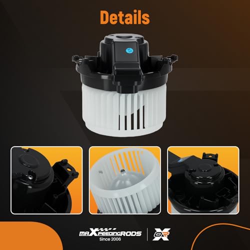Image of maXpeedingrods HVAC Blower Motor with Fan Cage 700333 for Honda CR-V 17-23 Odyssey 18-23, for Subaru lmpreza 17-22 Crosstrek 18-23 Legacy Outback 20-22, AC Heater Blower Motor # PM4818 BM10092C