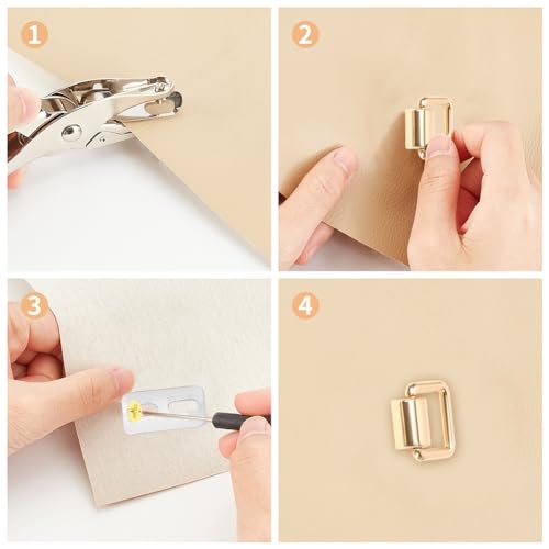 WADORN 6 Sets Metal Bag Buckle - Image 2