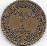  Frankreich KM-Nr. : 877 1925 sehr schön Aluminium-Bronze 1925 2 Francs Merkur (Münzen für Sammler)