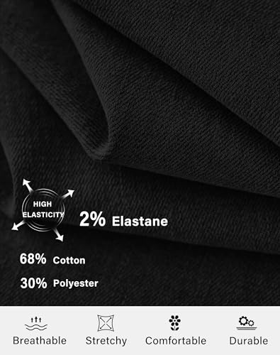 roswear Women's Barrel Jeans Petite Wide Leg Cropped Stretchy Baggy Denim Pants4