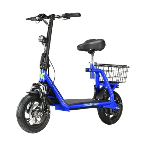 4MOVE E-Scooter mit Sitz,350W Motor Elektro Scooter Cover