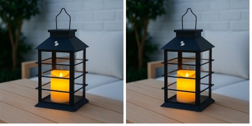Farol solar con vela LED BEPER P207ILO303 para exterior