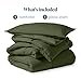 Bare Home Comforter Set - Ultra-Soft - Goose Down Alternative - Premium 1800 Series - All Season Warmth (Twin/Twin XL, Cypress Green)