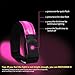 OMKHE Running Light for Runners (2 Pack) Rechargeable LED Armband Reflective Running Gear, LED Light Up Band for Joggers Bikers Walkers (L Pink)