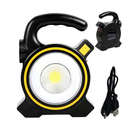 Lumières de camping solaire et lanterne de randonnée étanche avec recharge USB intégrée