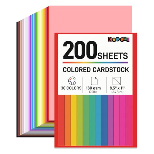 Papier cartonné A4 pour fournitures de salle de classe et activités de découpage