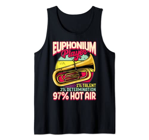 Divertido regalo de Euphonium – divertido aire caliente de Euphonium Camiseta sin Mangas