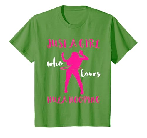 Hooping Gymnastic Hula Hoop Dancing Just A Girl Hula Hoop T-Shirt