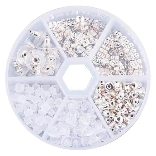 Soportes para pendientes acrílicos y kit de joyería con parte trasera para aretes ligeros