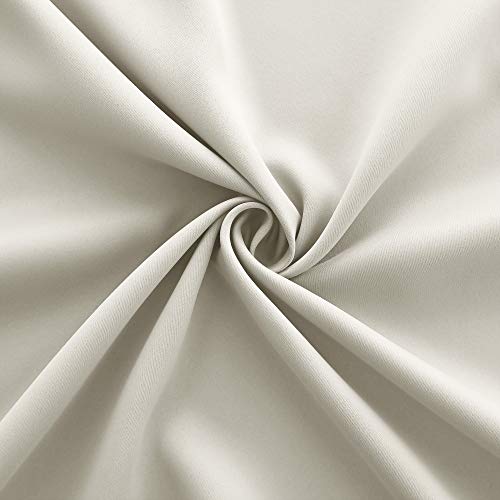 Koufall Kitchen Farmhouse Curtains 36 Inch Length For Small Window Treatments Set Blackout Cafe Tier Boho Short Rv Curtains For Camper Windows 30 X 36 Long Natural Cream White Beige #TOP5