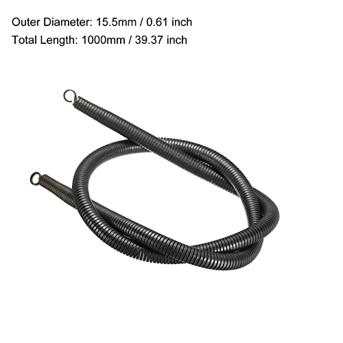 PATIKIL 15.5mm OD A Type Spring Tube Bender 1000mm Long for 20mm 1/2" PVC Pipe in Home Renovations and Electrician Wiring - Image 2