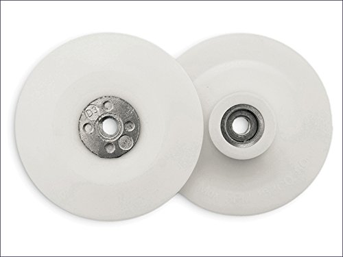 Image of Flexipads World Class - Angle Grinder Pad White 100mm (4in) 3/8 x 24 UNF