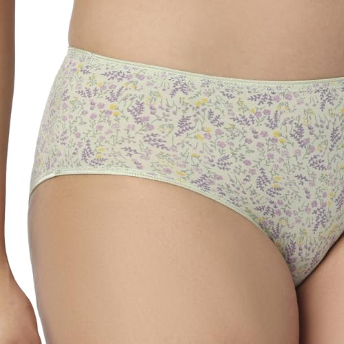 Image of juliet Cotton Hipster Premium Panties Set of 5 Full Coverage Stretchable Fabric