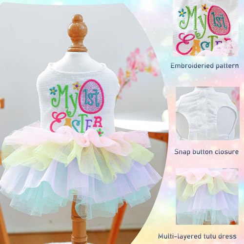 Vestido de Pascua para perro pequeño ANIAC miniatura 3
