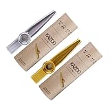 HONITANO 金属製パフォーマンスカズーセット 子供向け教育楽器 明るい色彩とコンパクトデザイン ウクレレやギターと合奏可能な口楽器